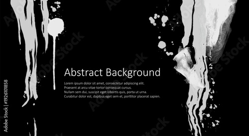 Abstract trendy universal artistic banner template . Design for cover, invitation, banner, placard, brochure, poster, card, flyer and other Vector illustration