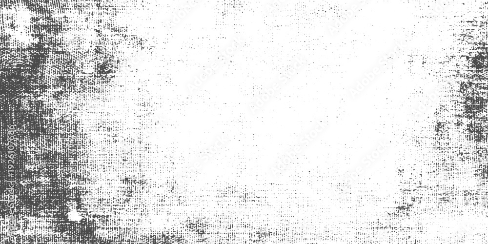 Fototapeta premium Abstract dust and debris grunge texture with distressed grainy halftone overlay vintage rough background effect.