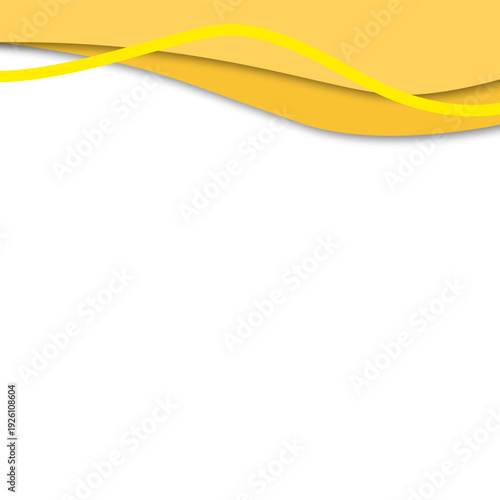 Abstract Yellow Decorative Divider 