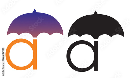 Creative Rain Protection Symbol