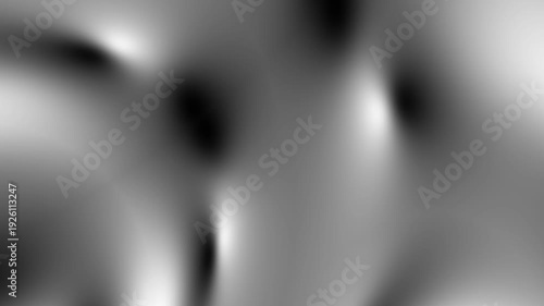 Abstract black and white gradient background with smooth curves