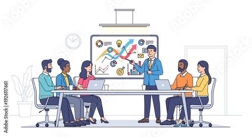 Professional Team Discussing Project Ideas