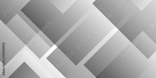 Gray overlap technology tech grid triangle business digital curve poster and banner web creative origami square rectangle template background.