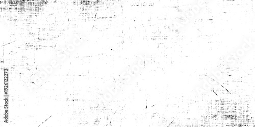 Abstract grunge and grainy old stained speckled texture are surrounding randomly on white background.
