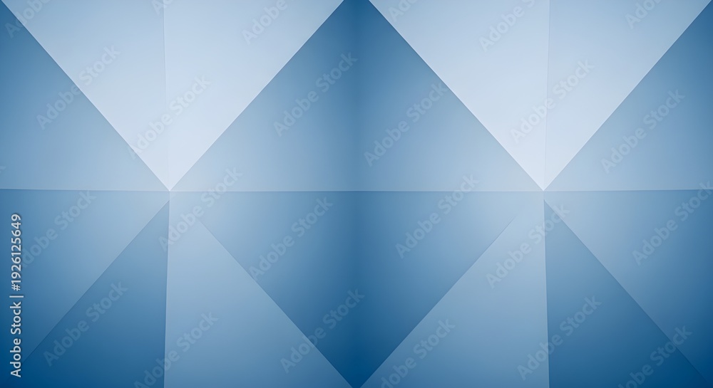 Obraz premium Blue Geometric Diamond Pattern Background – Abstract Symmetrical Gradient Design