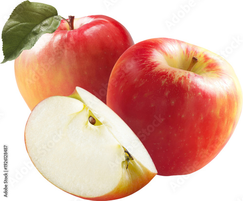 Honeycrisp Apple Isolated From Background