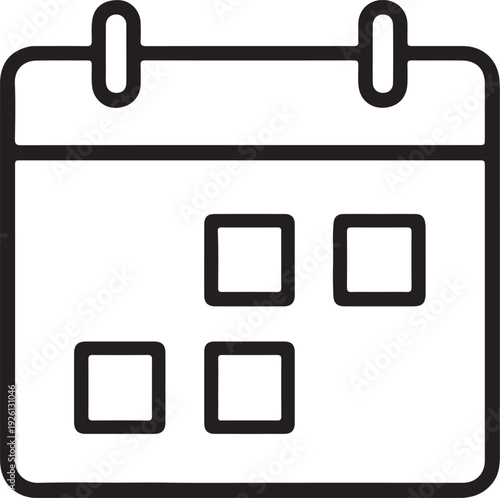 A professional and modern vector calendar template design featuring clean typography and customizable date layouts for print and digital media