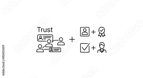 Building Trust Through Verified Connections and Positive Feedback.