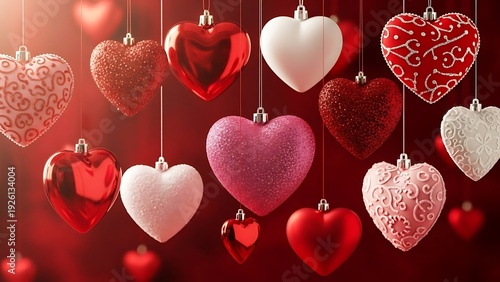 Beautiful heart shaped decorations for mother's day with heartfelt gifts