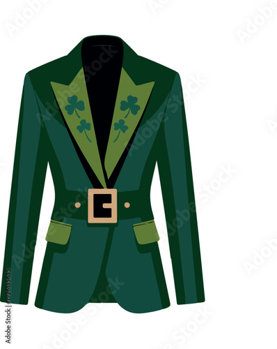 vector illustration of a business suit