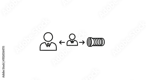 Business Meeting and Financial Transaction Iconography.