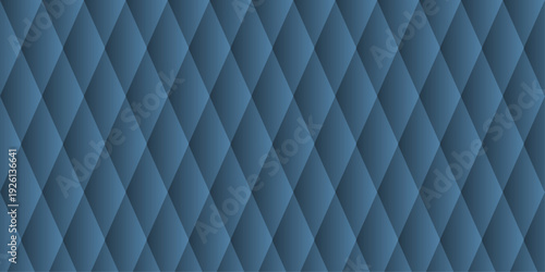 abstract geometric overlap blue gradient mosaic tiles paper square repeat wall decoration tech ornament background