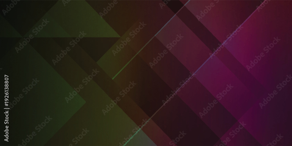 Fototapeta premium Abstract geometric background with overlapping transparent purple and olive green planes eps10