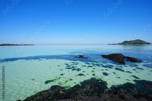 Wallpaper Mural fine seascape with clear shoaling beach Torontodigital.ca