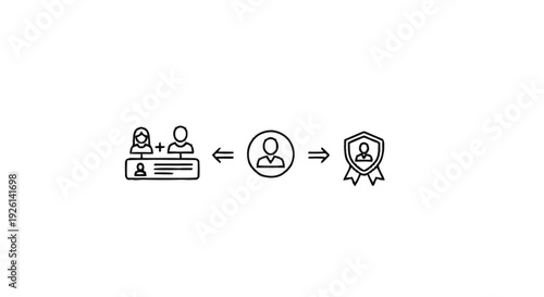 Business Partnership and Trust Iconography.