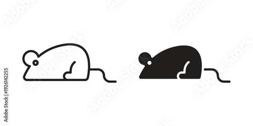 Animal testing icon vector illustrations. vector glyph flat icons