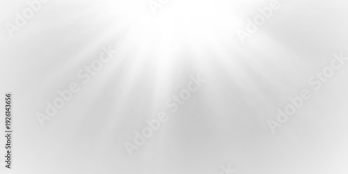 Φωτογραφία Soft white sunburst rays with gentle halo and subtle shimmering highlights