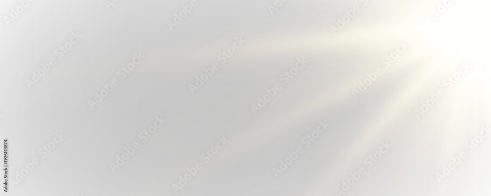 Fototapeta premium Soft glowing yellow sun rays overlay with layered light streaks and warm shine. png 