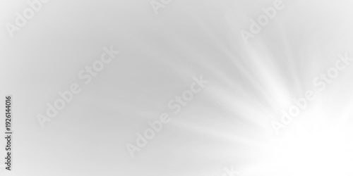 Elegant white sunbeam rays with smooth glow, layered light gradients, and transparent background. png
