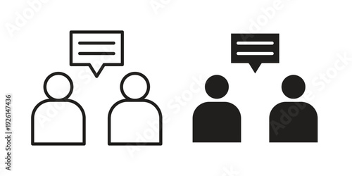 Consultant icon vector illustrations. vector glyph flat icons