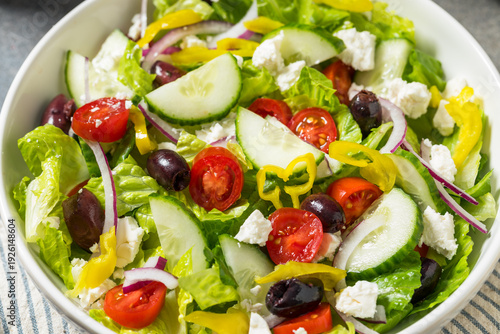 Healthy Organic Greek Salad