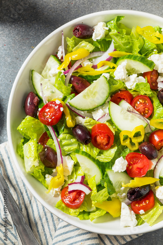 Healthy Organic Greek Salad