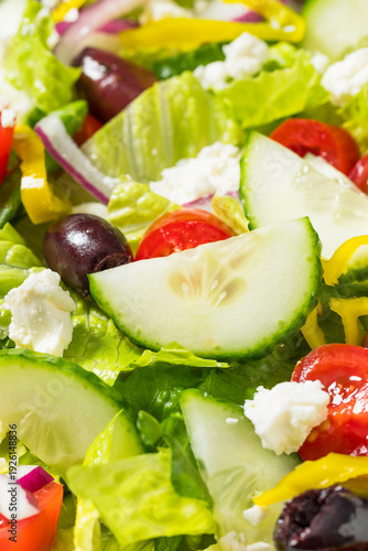 Healthy Organic Greek Salad