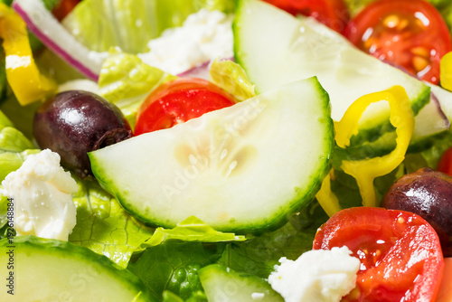 Healthy Organic Greek Salad