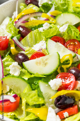 Healthy Organic Greek Salad