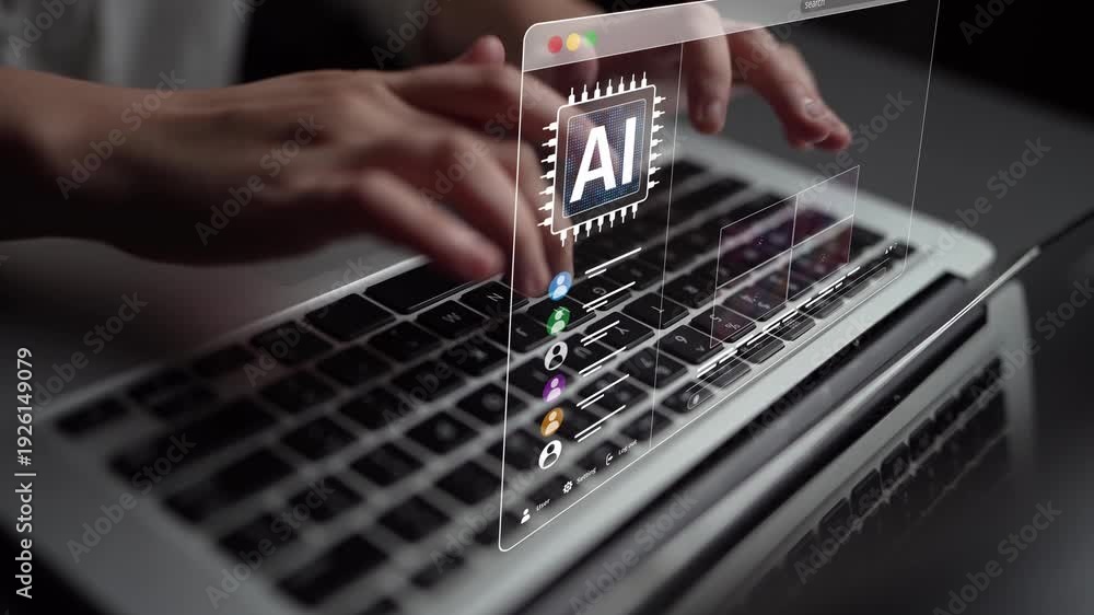 AI platform generating art images with dynamic interface. AI-generated ...