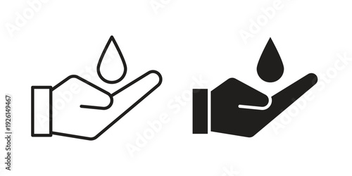 Dermatology tested icon vector illustrations. vector glyph flat icons