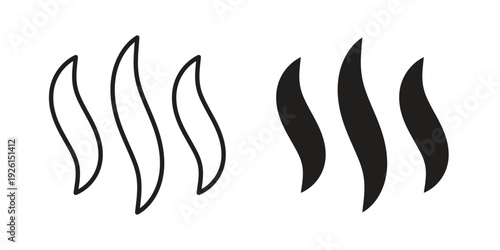 Evaporation icon vector illustrations. vector glyph flat icons