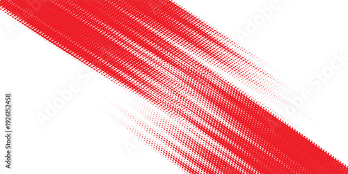 Red and white brush grunge set wrap car sticker pattern abstract banner concept. Sporty lhalftone ines red and white color combination. White red spirit design. Vector eps10