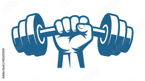 Strong hands gripping a barbell for weight training and fitness exercises.