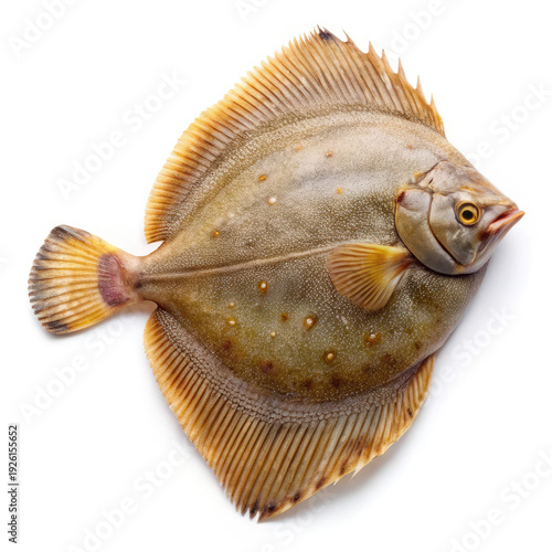 Healthy Seafood Concept: Raw Salmon Fillet with Garnishes on White Background