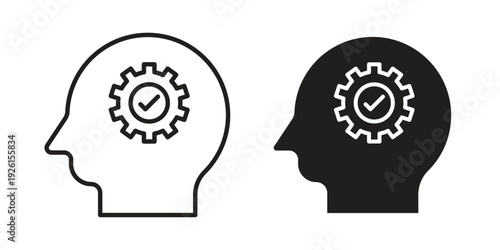 Interpretation icon vector illustrations. vector glyph flat icons