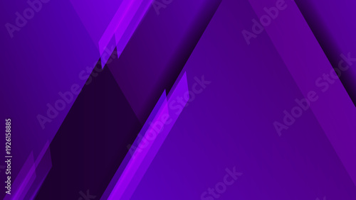 Sophisticated violet background with dark gradients and sharp diagonal triangular layers for modern business style