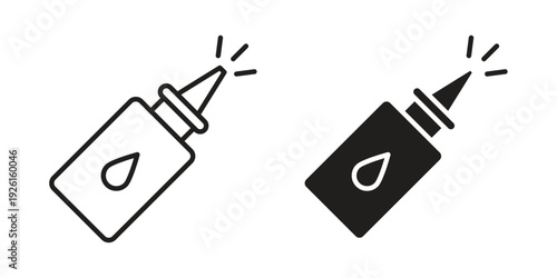 Nasal spray icon vector illustrations. vector glyph flat icons