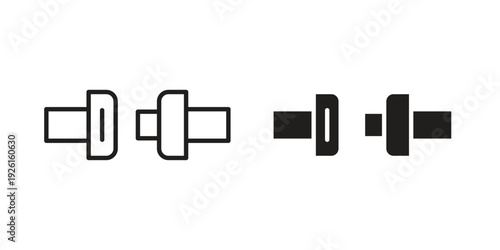 Open seat belt icon vector illustrations. vector glyph flat icons