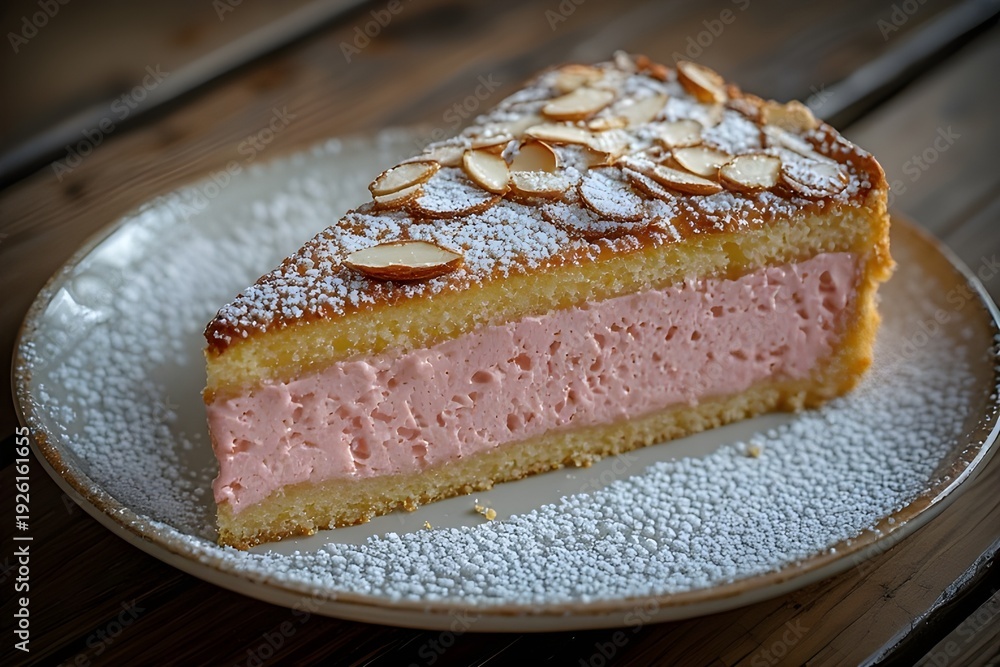 custom made wallpaper toronto digitalpiece of zuger kirschtorte on a plate