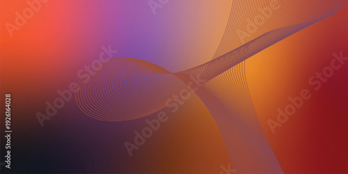 Glowing yellow, Medium, and brown gradient waves flowing across a textured dark grainy background, with soft luminous highlights and smooth blending, ideal for modern header, banner, or poster design.