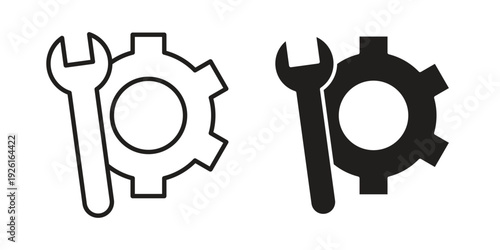 Repair icon vector illustrations. vector glyph flat icons