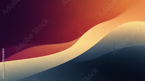 Wallpaper Mural Vibrant abstract wave design with colorful gradient. Torontodigital.ca