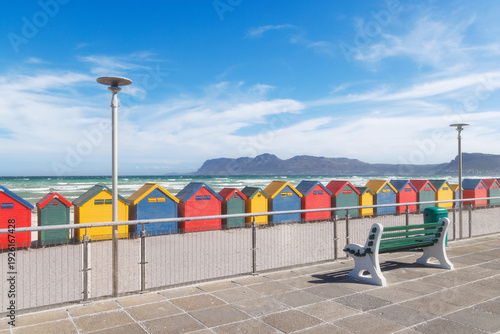 Wallpaper Mural Colorful beach huts at Muizenberg Beach Torontodigital.ca