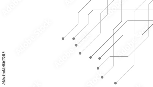 Abstract futuristic circuit board Illustration, Circuit board with various technology elements. Circuit board pattern for technology background. Vector illustration