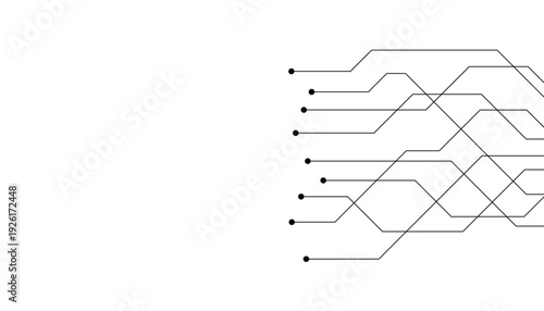 Abstract futuristic circuit board Illustration, Circuit board with various technology elements. Circuit board pattern for technology background. Vector illustration