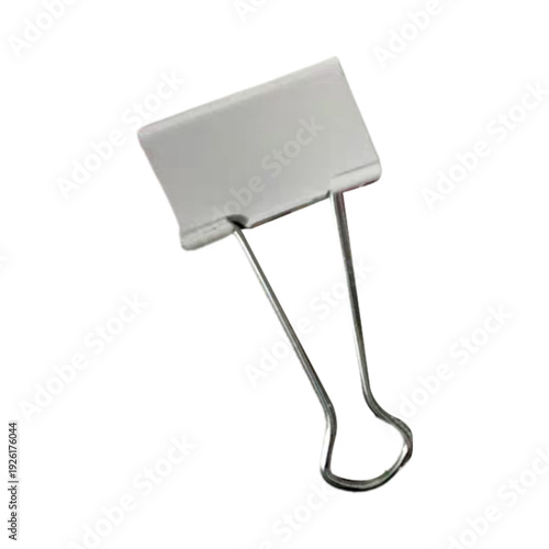 Essential White Binder Clip for Office Organization and Document Management, Featuring a Clean and Modern Design Ideal for Professional Use and Everyday Tasks