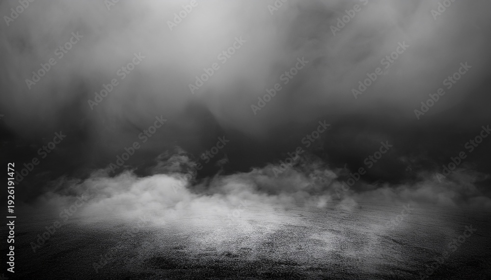 Fototapeta premium Gray Haze With Smoke Texture And Soft Cloud Effect Perfect For Atmospheric Digital Art Foggy Overlays And Abstract Design Compositions