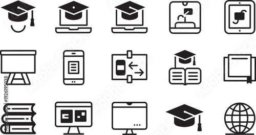 Education and graduation black white