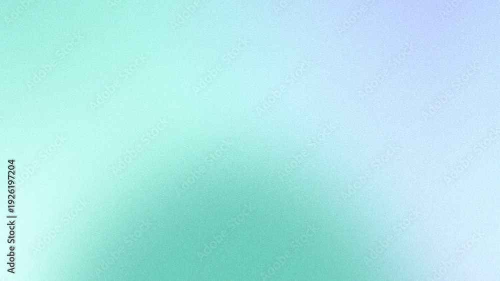 Obraz premium Soft blurred gradient background with smooth transitions of light green, teal, and blue hues creating a serene and ethereal atmosphere.